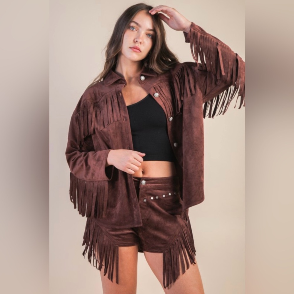 Coco Jaded Fringe Short Set 🤠 Please read the description - Picture 2 of 4